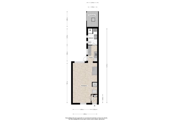 Floorplan - Het Groene Dijkje 11, 7413 RJ Deventer